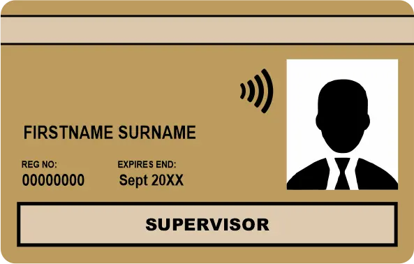 CSCS Gold Supervisor Card