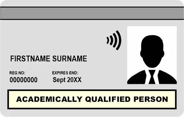 CSCS White Academically Qualified Person Card